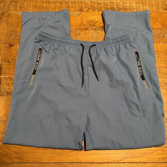 New Sport Pants - Blue Athletic Jogger Pants Drawstring Waist XL 12 Women’s Bottoms Workout